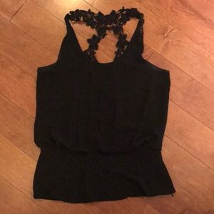 Chiffon halter tank top